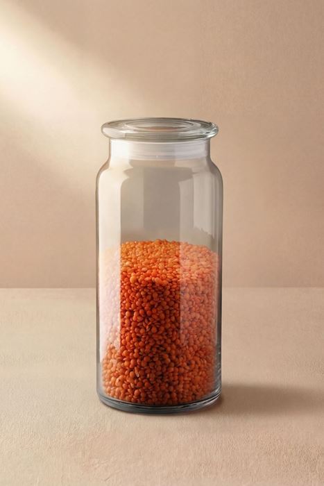 cam kapaklı cam kavanoz 1 3 l 1300 ml şeffaf sızdırmaz hava almaz