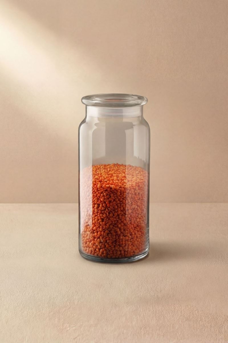 cam kapaklı cam kavanoz 1 1 l 1100 ml şeffaf sızdırmaz hava almaz